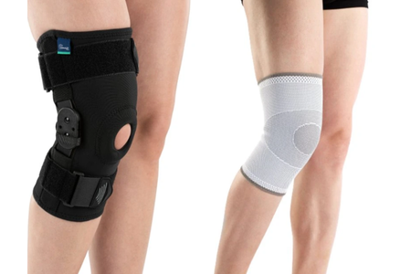 Bandáže a ortézy na podporu kĺbov a svalov